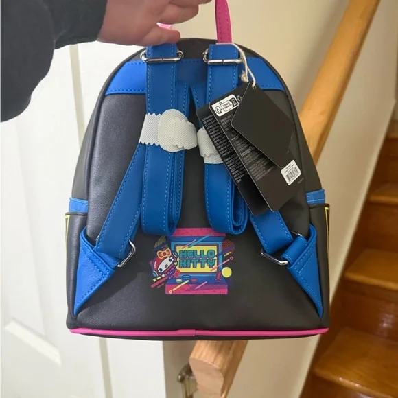 Loungefly Hello Kitty Kawaii Gamer Mini Backpack-GameStop exclusive! - Picture 3 of 3